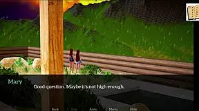 Oh wow, in my new family, the redhead teen and brunette milf explore homemade games together!