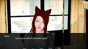 Oh wow, in my new family, the redhead teen and brunette milf explore homemade games together!