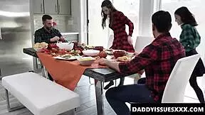 Naomi Blue Feels Amazing As Monster Cock Fills Her Deep Pussy On Thanksgiving