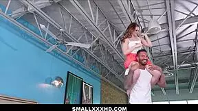 Mazy Myers as Tiny Redhead Teen Stepdaughter with Stepdad