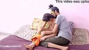 Indian Skinny Girlfriend Seduced by Boyfriend After College