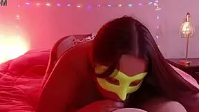 Beautiful bartender in corset fucks client for money, she's the best Latina in Chicago