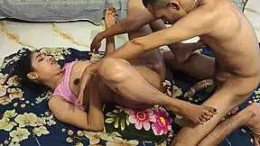 Hanif and adori fuck perfect bengali village girl pussy and ass hardcore at home with creampie orgasm