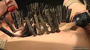 Busty Woman Leads Group Activity