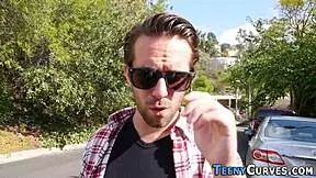 teen enjoys a relaxing session with her bubble butt