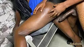 Bbc Neighbor Fucks Ebony Client's Ass