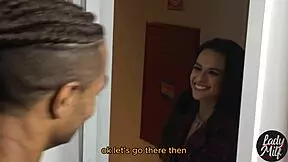 Hot Bisexual Brazilian Brunette With Natural Tits Invites Neighbor Over For Homemade Blowjob And Cock Action