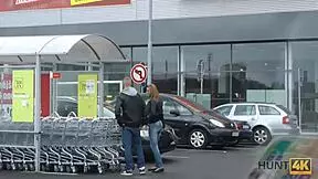 hunt4k dazzling nymph has outdoor encounter with rich stranger for cash