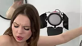 Young Brunette Step Daughter Wants Uncle To Face Fuck And Doggy Her