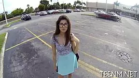 ava taylor gets used on the street by titan for money