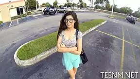 ava taylor gets used on the street by titan for money