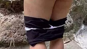 I FUCKED my cousin's TIGHT ASS again behind the ROCKY HILL