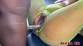 hey, can you cum in my pussy? this young 18+ ebony gets pounded hard by a monster cock! wanna see more?