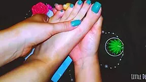 Foot Massage Orgasm & Foot Fetish With Babe Teen 18+ Young 18+ Amateurs Beautiful