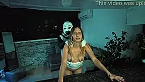 Terrifier Bangs Natalia Alvarado on Halloween Night!