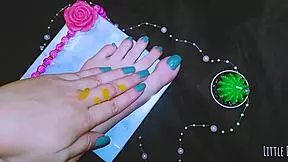 Foot Massage Orgasm & Foot Fetish With Babe Teen 18+ Young 18+ Amateurs Beautiful