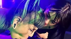 college caretaker gets sucked by emo friends till cum