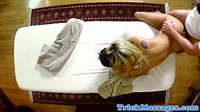 Feeling Intense Pleasure As Horny Blonde Massage Babe Achieves Ecstatic Release