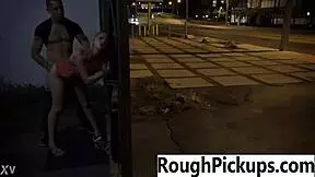 Street pickups with teen 18+ fucking