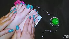 Foot Massage Orgasm & Foot Fetish With Babe Teen 18+ Young 18+ Amateurs Beautiful