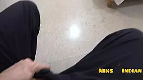 Desi maid in saree used like whore by master