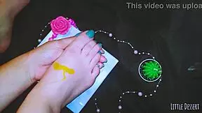 Foot Massage Orgasm & Foot Fetish With Babe Teen 18+ Young 18+ Amateurs Beautiful