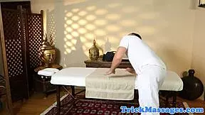 Feeling Intense Pleasure As Horny Blonde Massage Babe Achieves Ecstatic Release