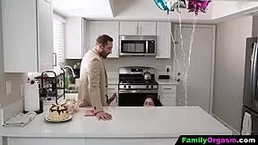 Stepdaughter blowing stepdad? Family fun!