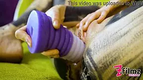 Alternative Hippie Tattooed Teen Stuffs Her Delicious Pussy