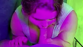Blowjob Compilation With Cum On Cute Face And Big Tits Of Cute BBW Hottie