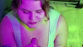 Blowjob Compilation With Cum On Cute Face And Big Tits Of Cute BBW Hottie
