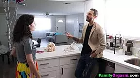 Stepdaughter blowing stepdad? Family fun!