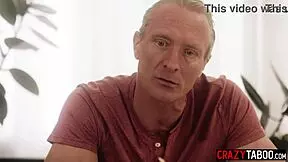 Can Stepdad Handle Small Tits Brunette?