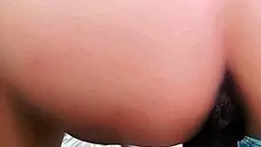 Young girl sits on toy after watching an adult movie