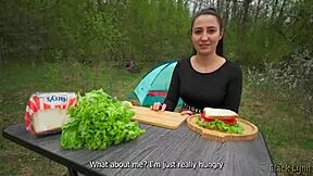 Wanna see a hungry stranger trade dick for a sandwich POV?