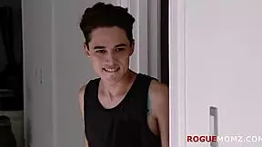 Petite blonde cutie bonnie wolf masturbates and sucks a hard cock