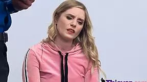 Hot Shoplifter Teen In Custody Blowjob