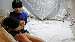 Camp Tent Big Breast Beauty Caresses Tits To Climax!