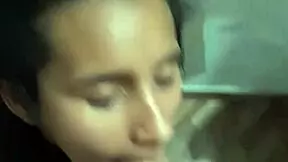 petite 18+ latina teen swallows cum in sheer room 😏