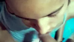 petite 18+ latina teen swallows cum in sheer room 😏