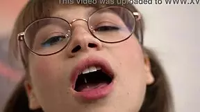 Petite Girl Experiences First Anal, Gaping Asshole Filled with Cum