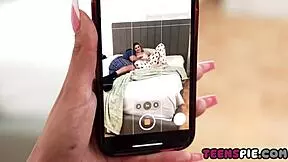 Cuck girlfriend sona bella catches bff aria banks as cum dumpster