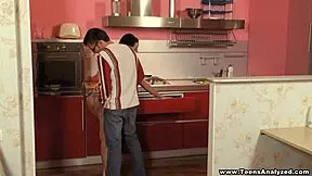 Teens Analyzed - Teen 18+Y Ass Katy Ass-Fuck On The Kitchen Table Teen 18+ Porn