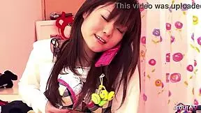 Overwhelmed by Desire, Petite Japanese Step-Sister Gives First Blowjob After Masturbation.