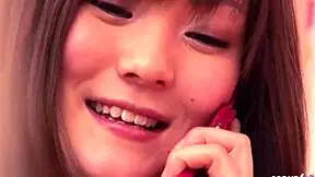 Overwhelmed by Desire, Petite Japanese Step-Sister Gives First Blowjob After Masturbation.