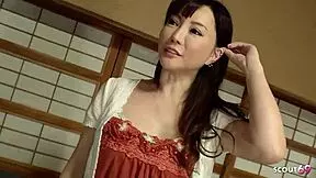 Old Rich Guy Talks Japanese Waitress Into Uncensored Creampie Fuck In Restaurant In Japan