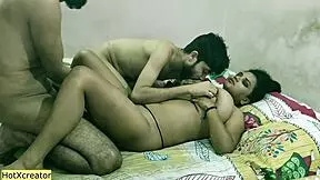 Watch the bhabhi sister suck the innocent boy in this threesome.