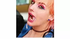 hey, watch this gloryhole teen 18+ student suck cock in wild action