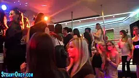 CFNM Blowjobs Explode in the Club! Wild Night!