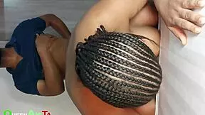 Serving my stepbrother my ass while he takes me from behind